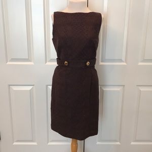 Milly dress: Chocolate Brown, sz 10